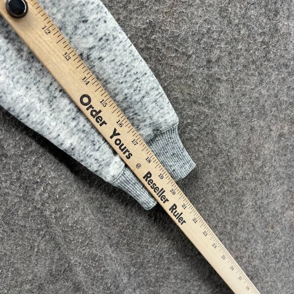 Calvin Klein Jeans Sweatshirt Womens Small Gray Logo Crewneck Pullover Fleece - Picture 5 of 10